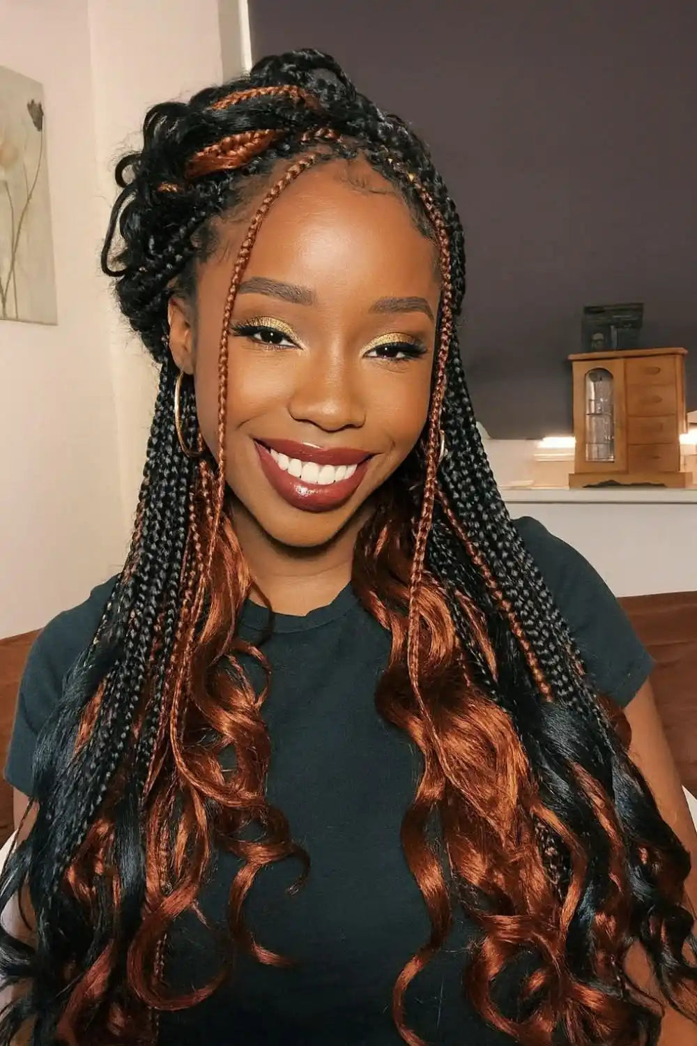 Peekaboo braids image gallery