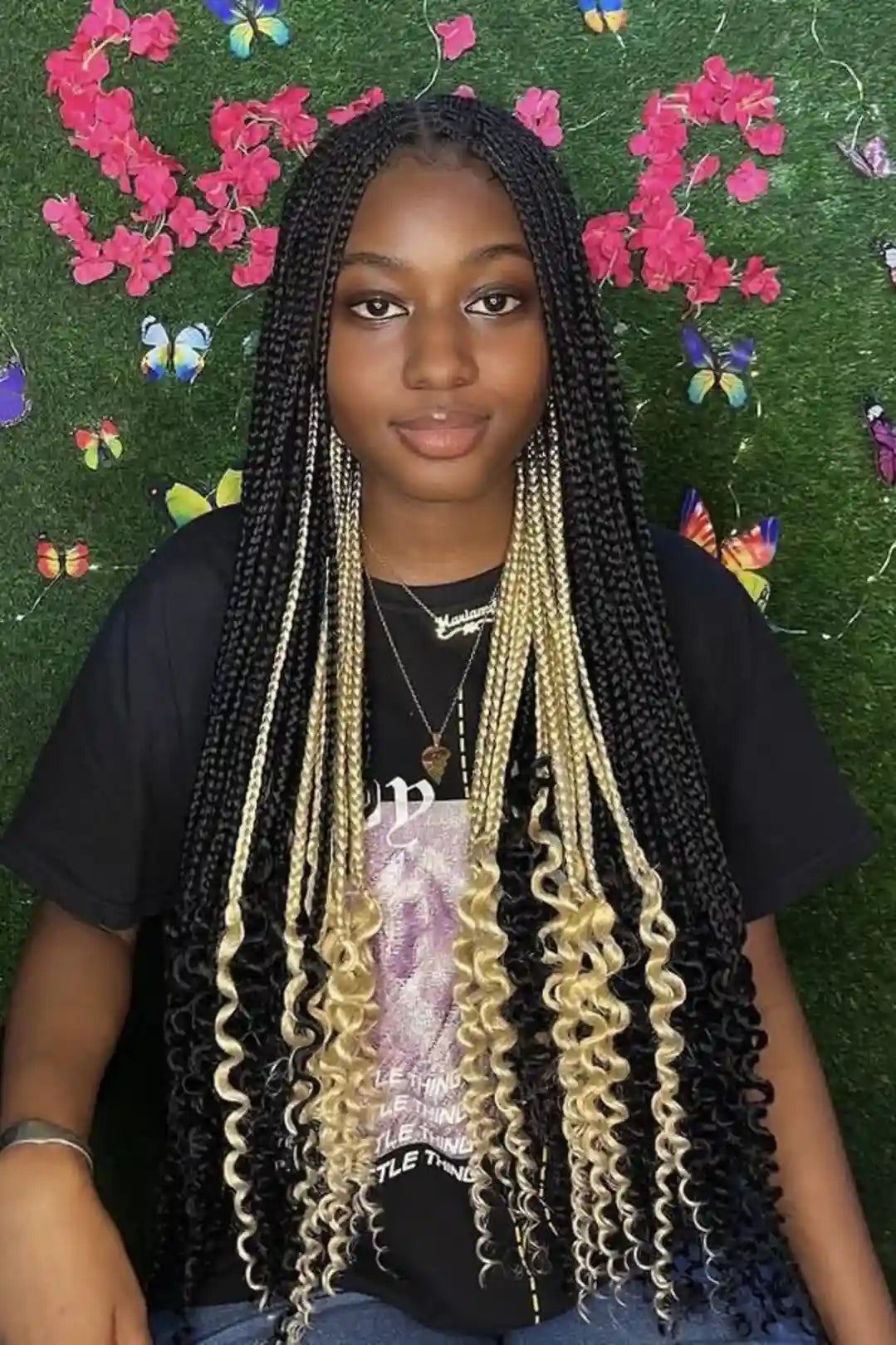 Peekaboo braids image gallery