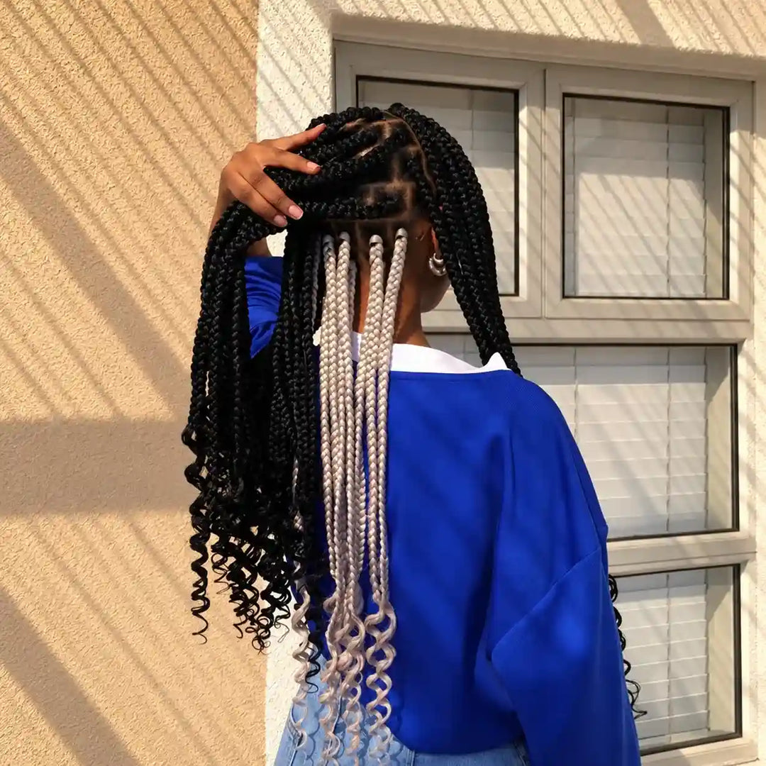 Peekaboo braids