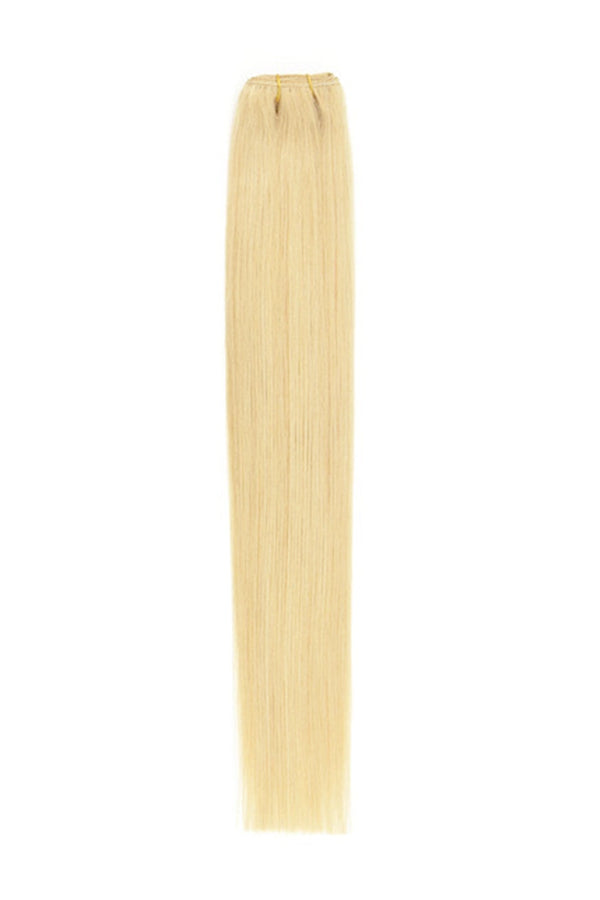 Platinum Blonde Bundles # 60A Extensions à coudre Cheveux vierges raides