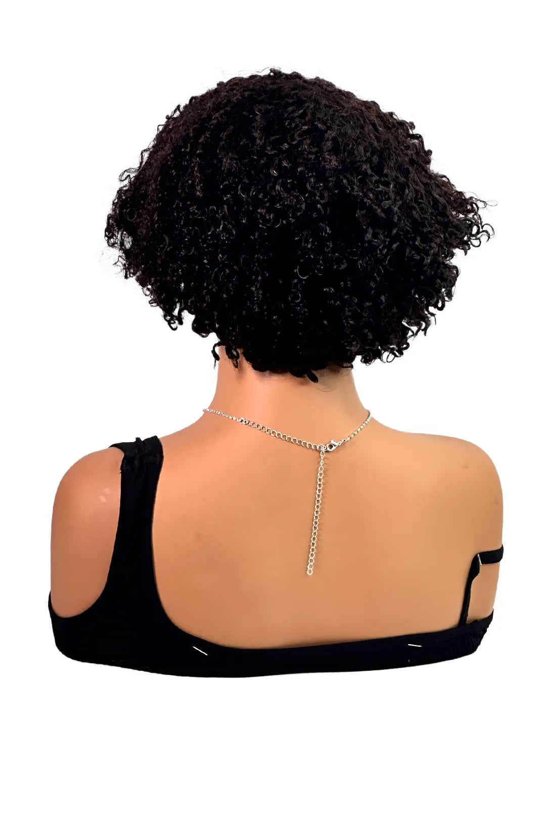 Ygwigs Non-Lace Wigs Krullende Bob 30cm Natuurlijke Kleur
