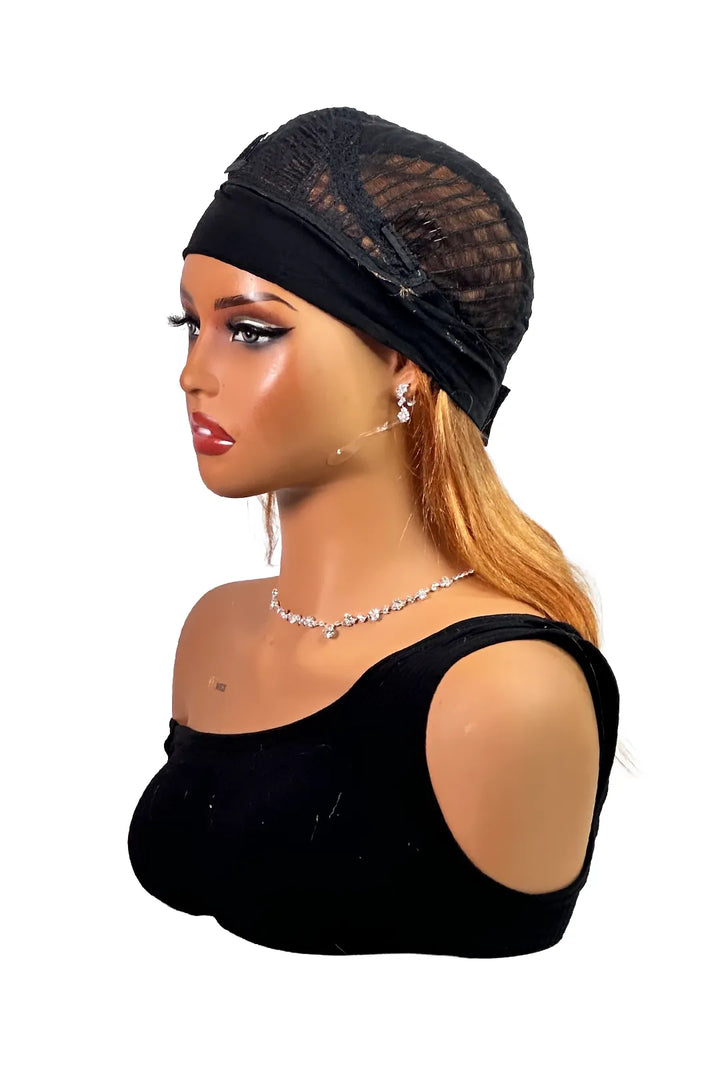 Ygwigs Headband Wig 12 Inch Straight Brown Color