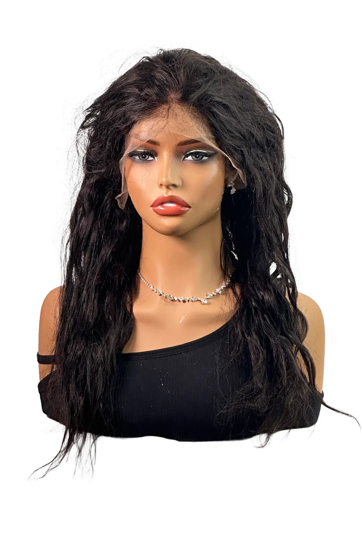 Ygwigs 13×6 Lace Front Wig 18inch Body Wave Natural Color
