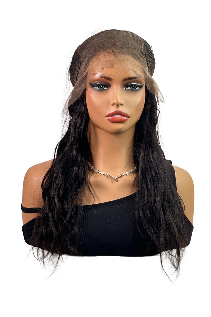 Ygwigs 13×6 Lace Front Wig 18inch Body Wave Natural Color