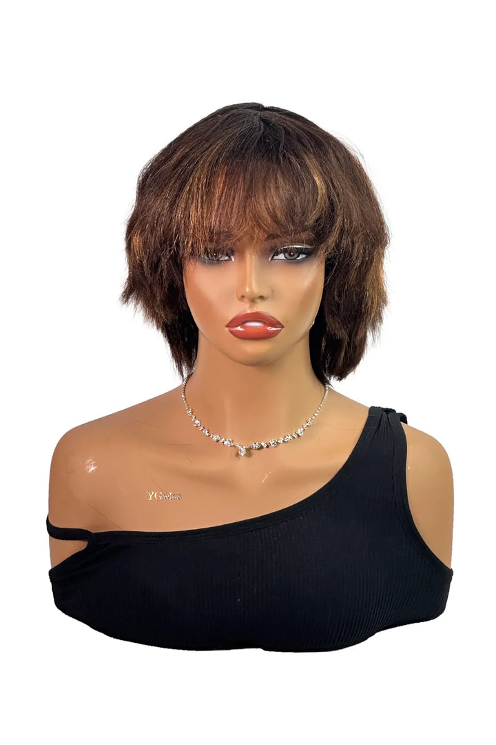 Ygwigs Non-Lace Wigs Yaki Bob 20cm T1B/33