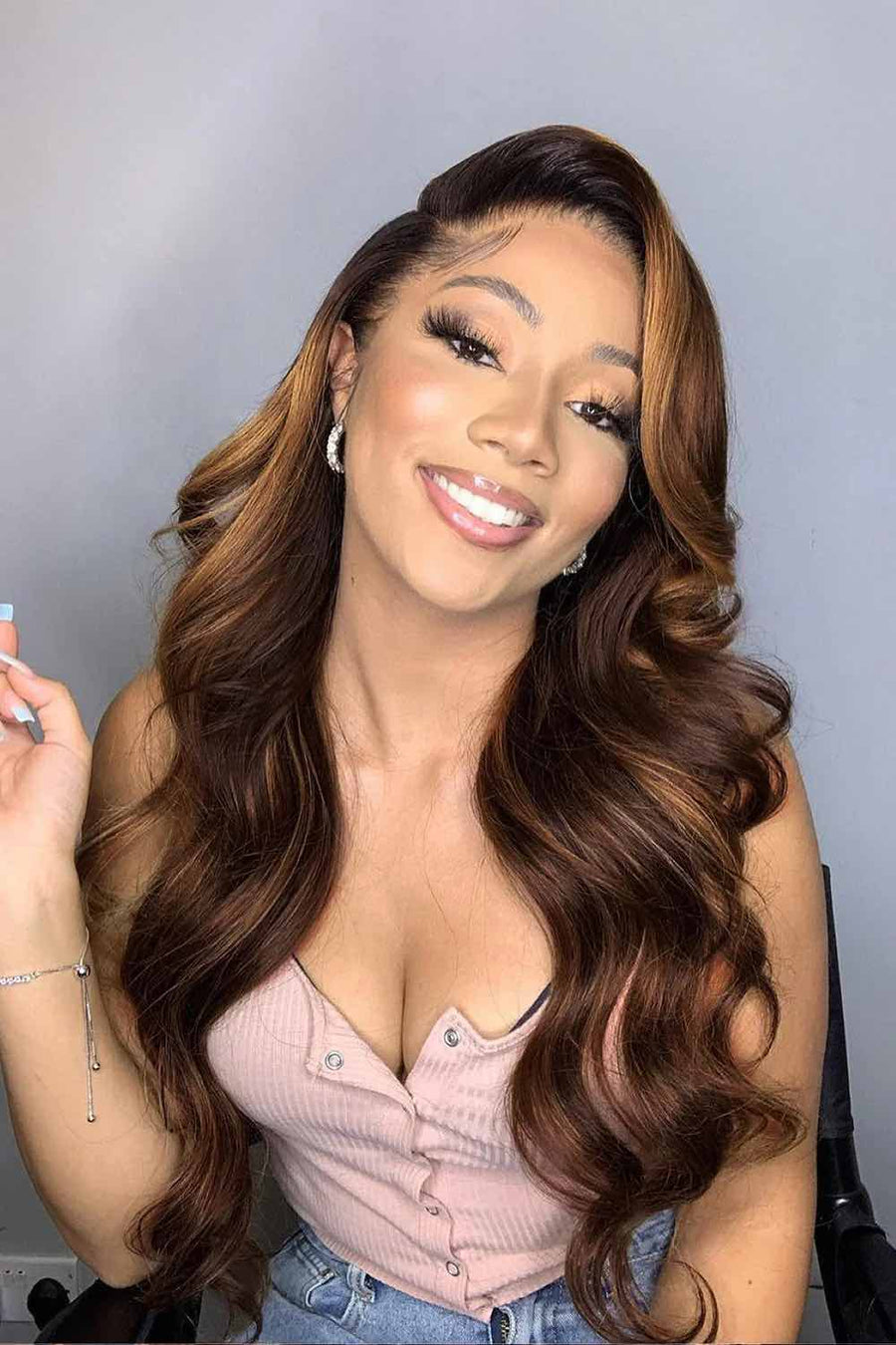 Perruques à rayures mouffettes