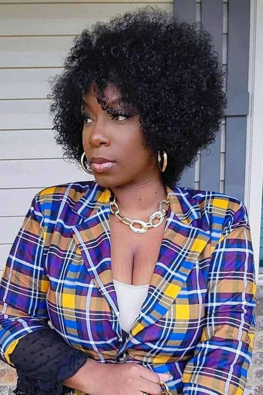 Perruques à raie en T