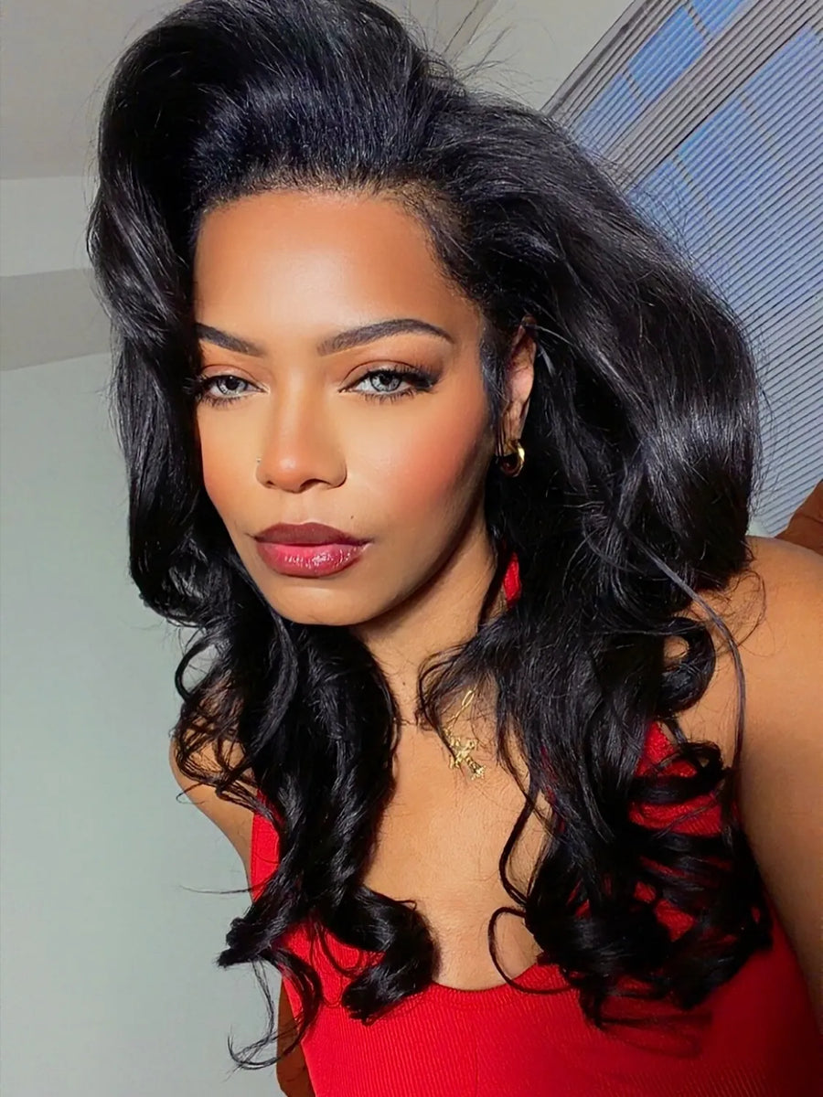 Knotless braids protective hairstyle with clean parts, hairstylist in Louis, MO
