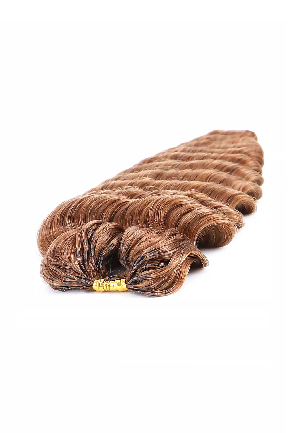 Auburn Brown #30 Deep Wave Feather Crochet Human Hair 1