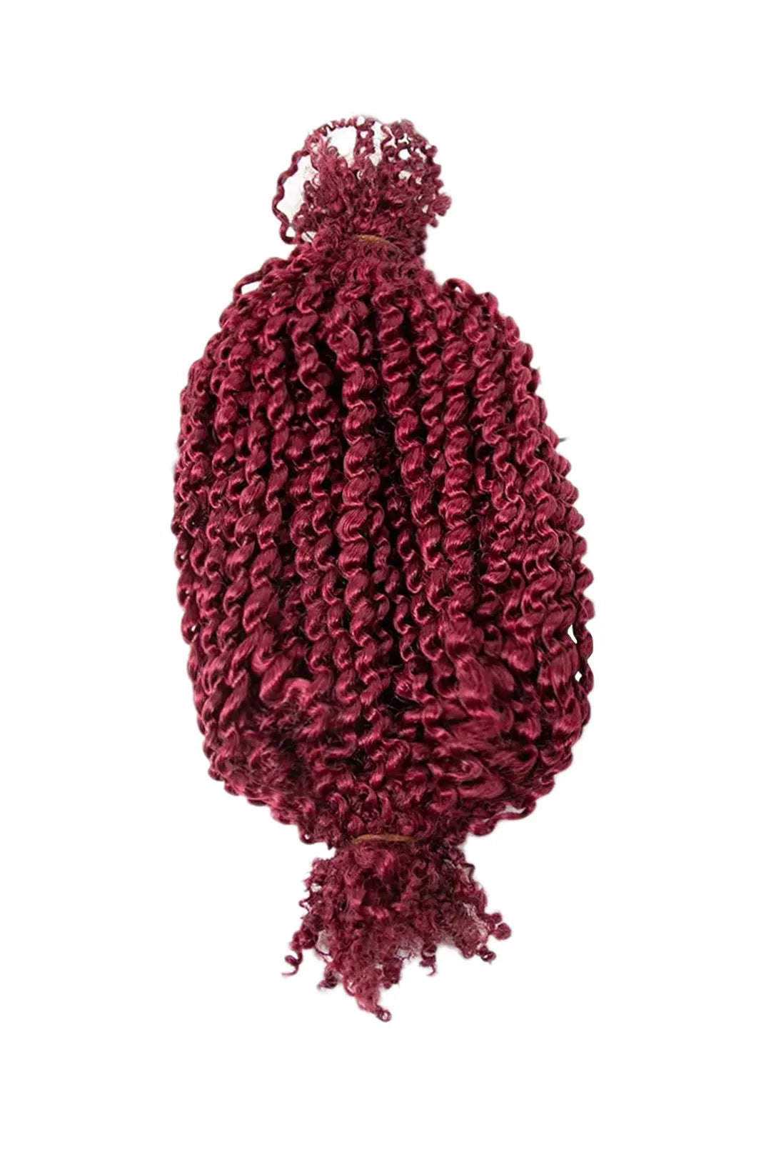 Burgundy Marley Hair Springy Afro Twist 99J 100% Human Hair 2