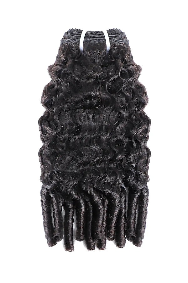 Les paquets de cheveux vierges du Cambodge cousent des extensions vague profonde