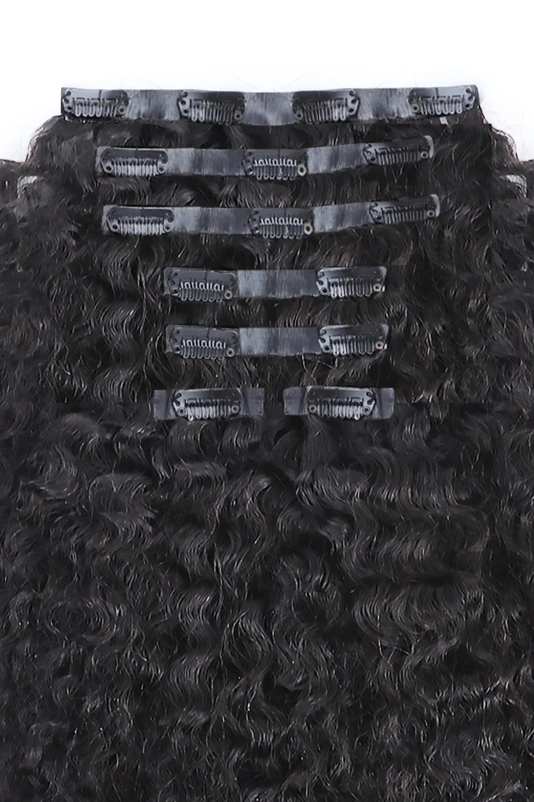 Burmese Curly with Spiral Curls Seamless Clip ins Double Drawn Hair