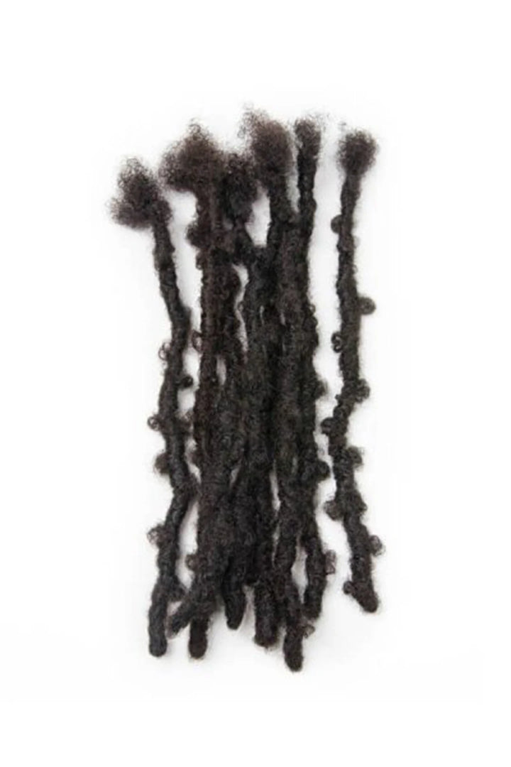 Papillon Locs Crochet Naturel Noir Afro Kinky Cheveux Humains