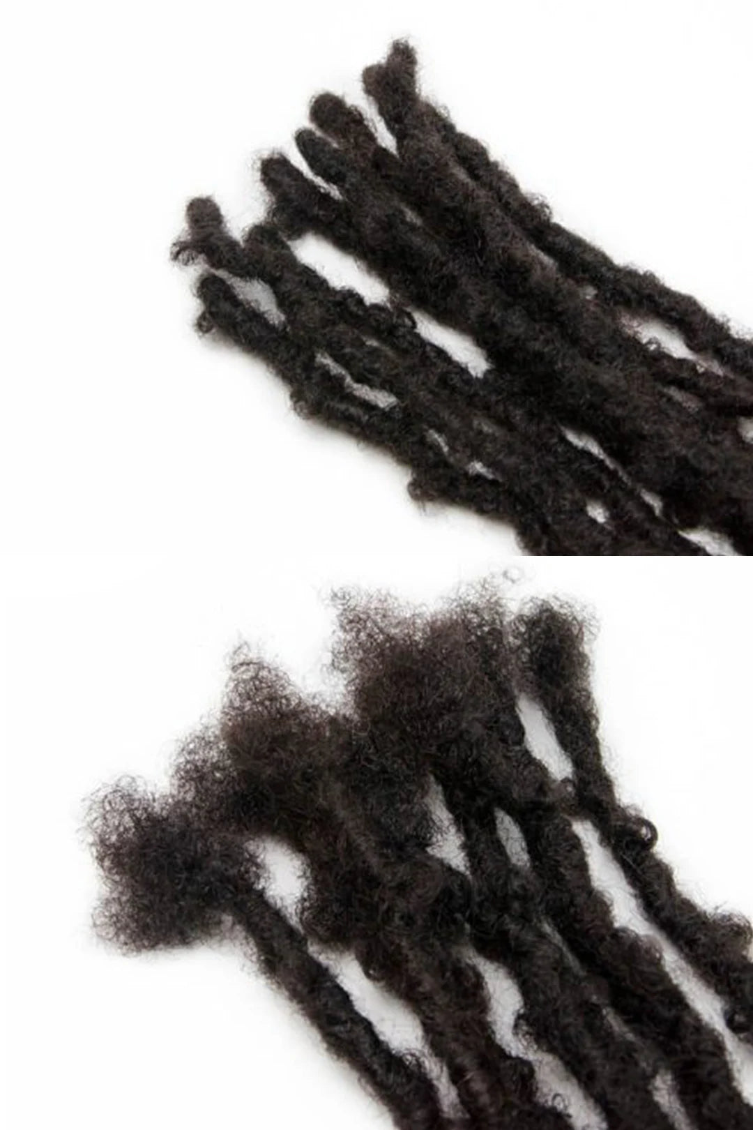 Mariposa Locs Crochet Natural Negro Afro Kinky Cabello Humano