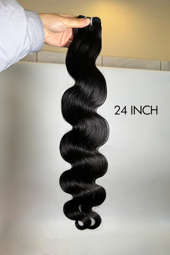 Cambodia Raw Hair Bundle Body Wave Natural Color 12A