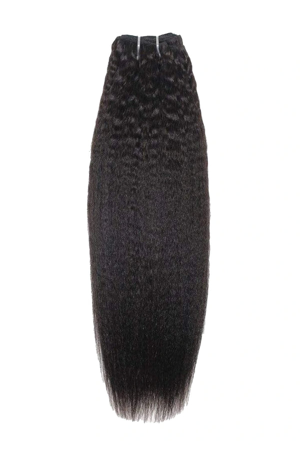 Les paquets de cheveux vierges du Cambodge cousent des extensions crépus droites