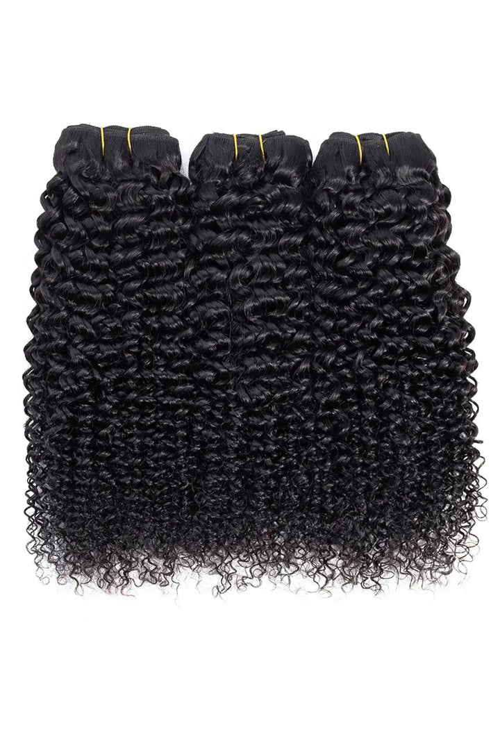 Cambodia virgin hair bundles sew in extensions kinky curly