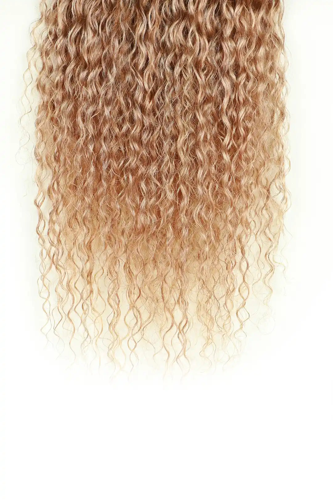 Color 27# Boho Crochet Box Braids with Human Hair Curls Deep Wave 2
