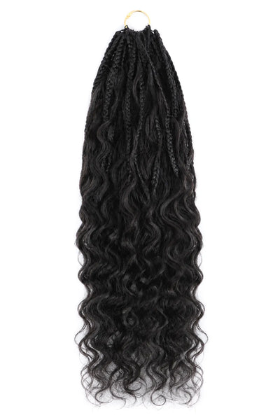 Crochet Miracle Knots Braids Voorgehaakte Losse Golf Curls Menselijk Haar 40 Strengen