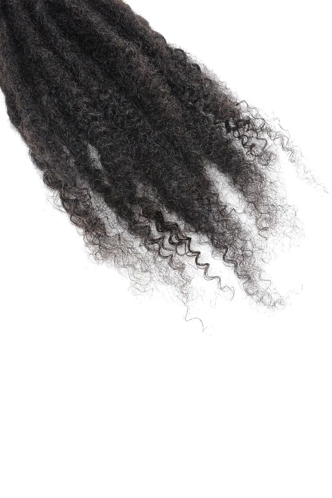 Culture Locs with Curly Ends Natural Black Curly Human Hair 10 Strands