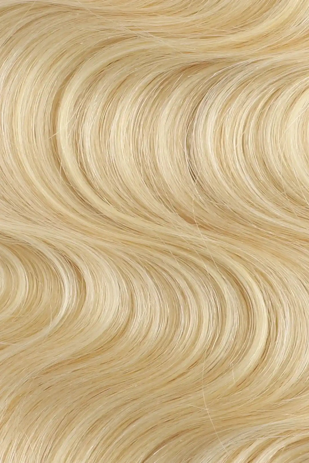 Curvature details of 613 blonde bundles sew in extensions body wave brazilian hair