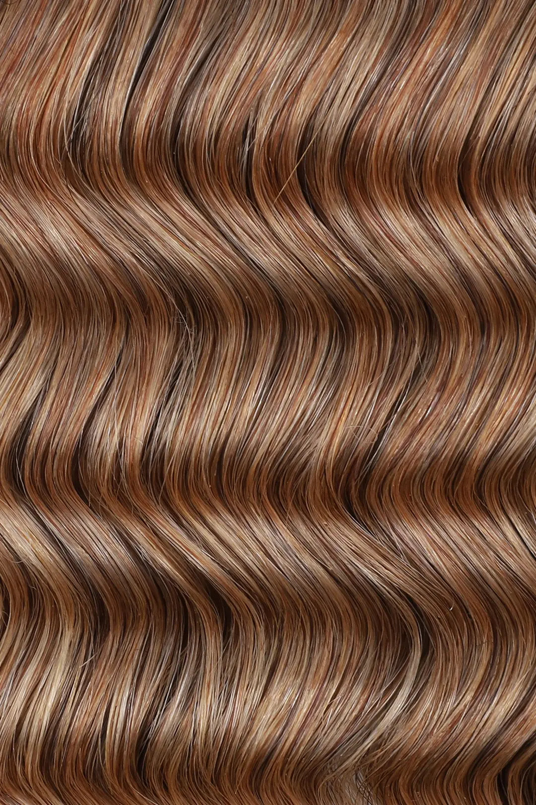 Curvature details of T1B/27 honey blonde deep wave feather crochet human hair