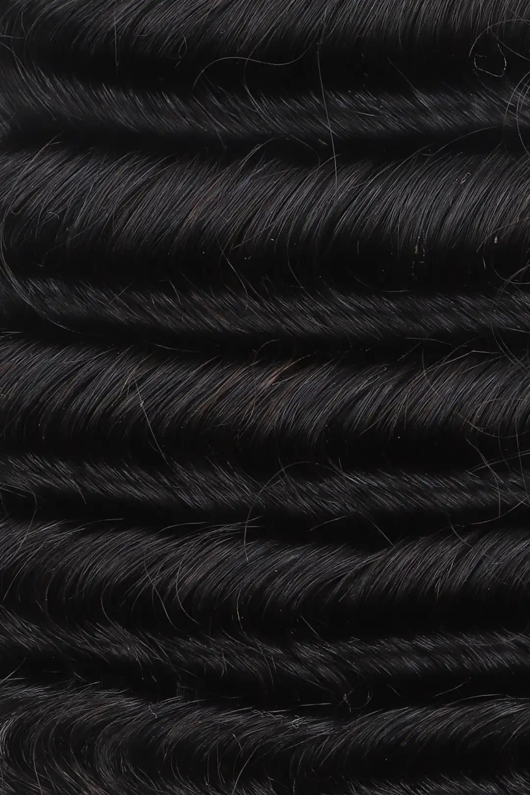 Curvature details of brazilian hair bundles sew in extensions deep wave