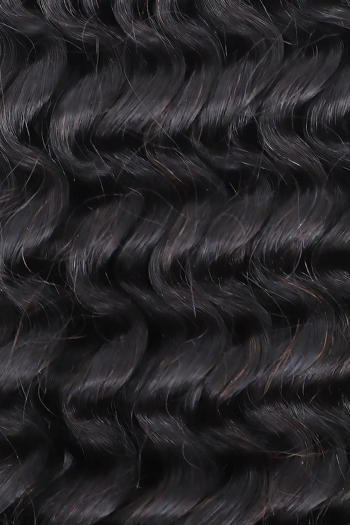 Curvature details of burmese curly with spiral curls feather crochet hair fe33