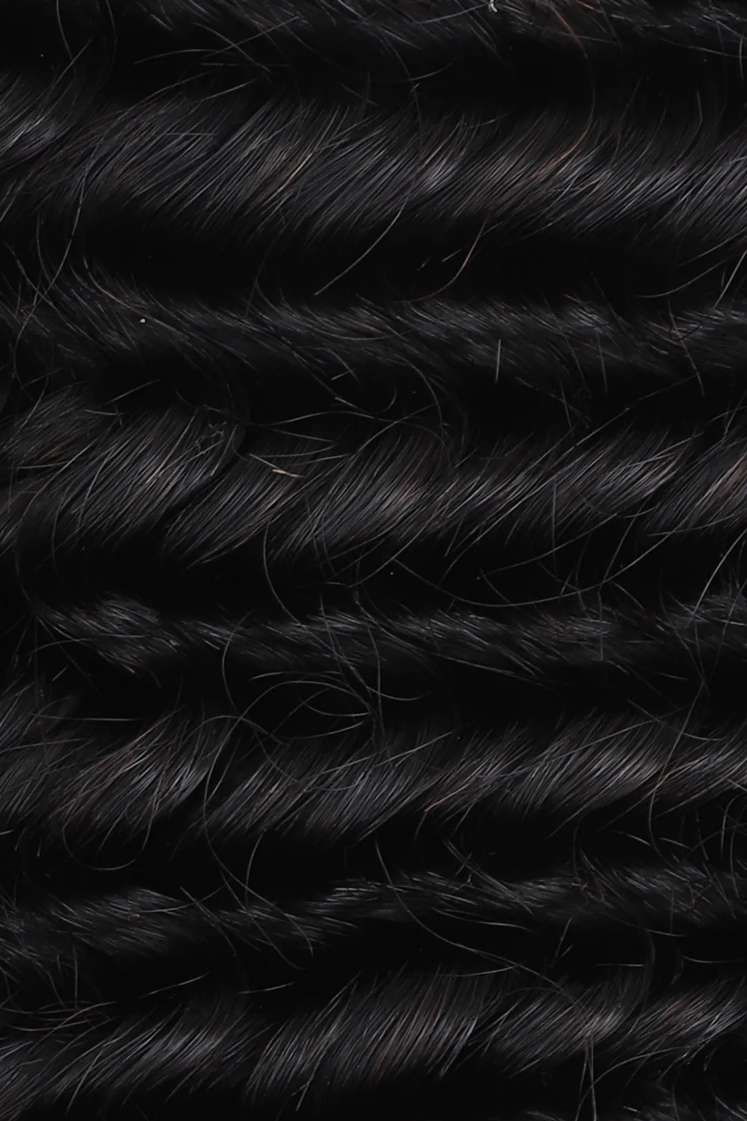 Curvature details of double drawn burmese curly bulk human hair for braiding bu49