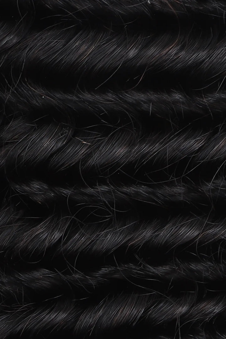 Curvature details of double drawn burmese curly bulk human hair for braiding bu49