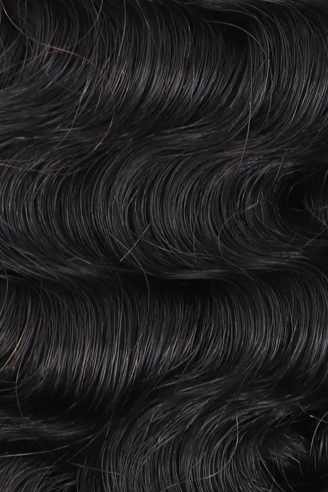Curvature details of double drawn water deep wave bulk human hair for braiding