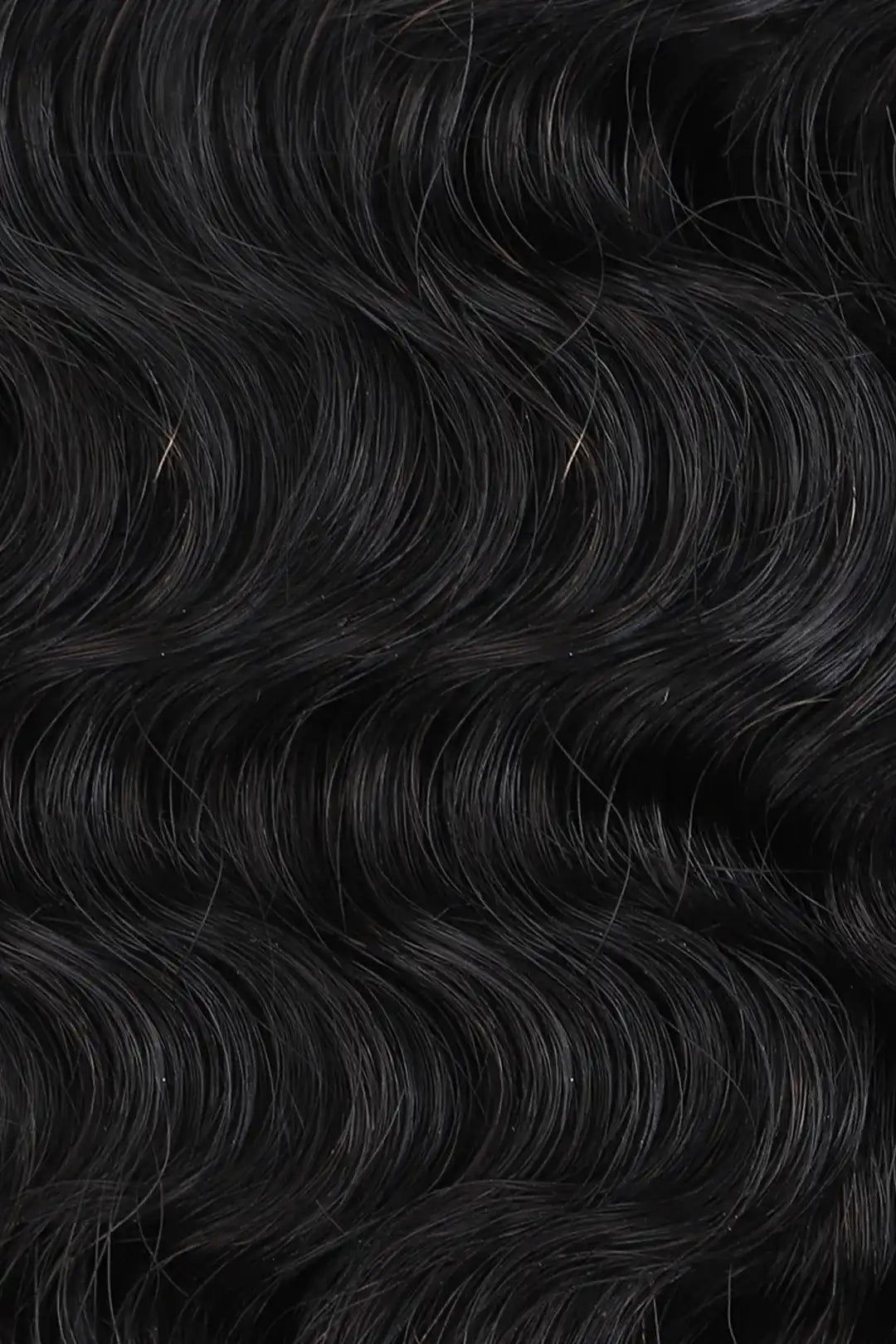 Curvature details of double drawn water deep wave bulk human hair for braiding