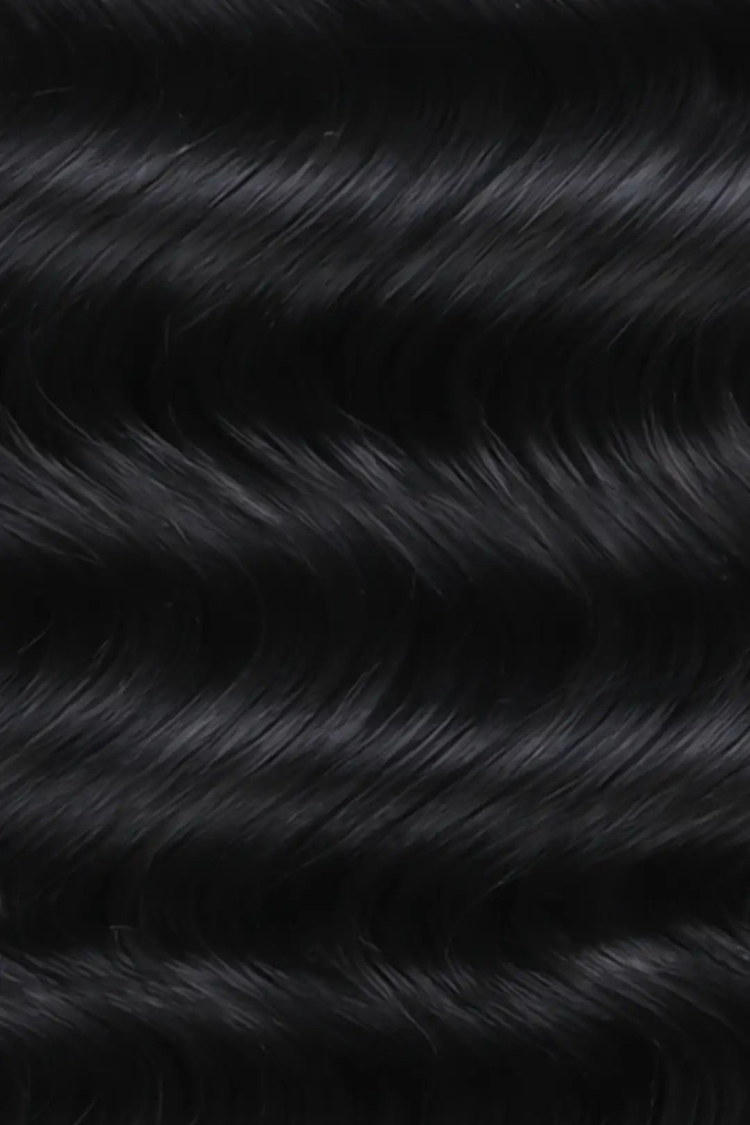 Curvature details of feather crochet hair extension loose wave human hair