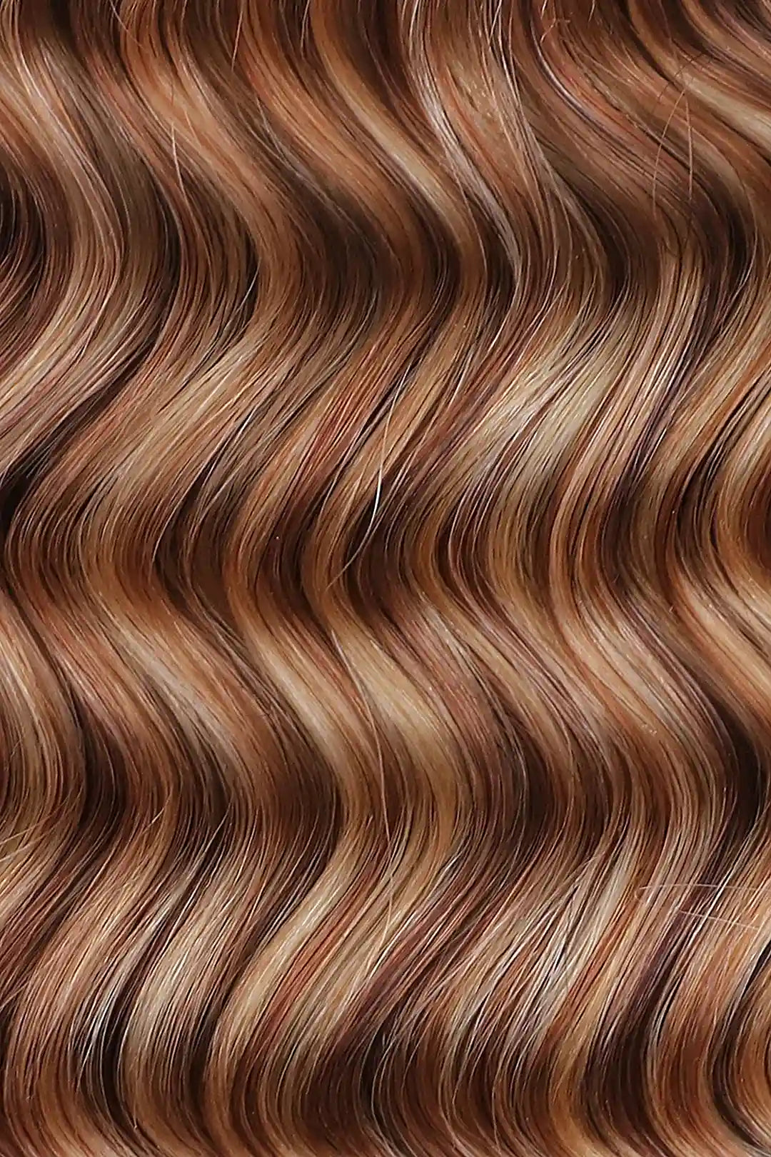 Curvature details of highlight blend #27/30/613 deep wave feather crochet human hair