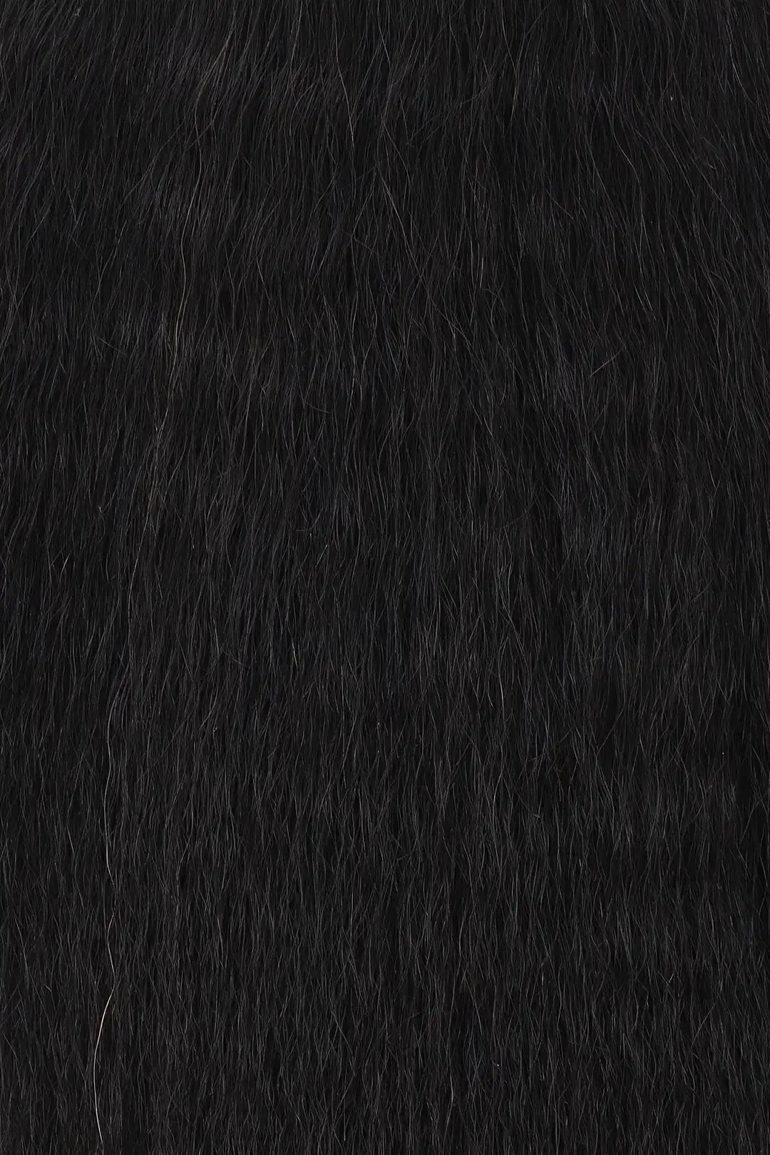 Curvature details of kinky straight bulk hair for braiding natural black bu10