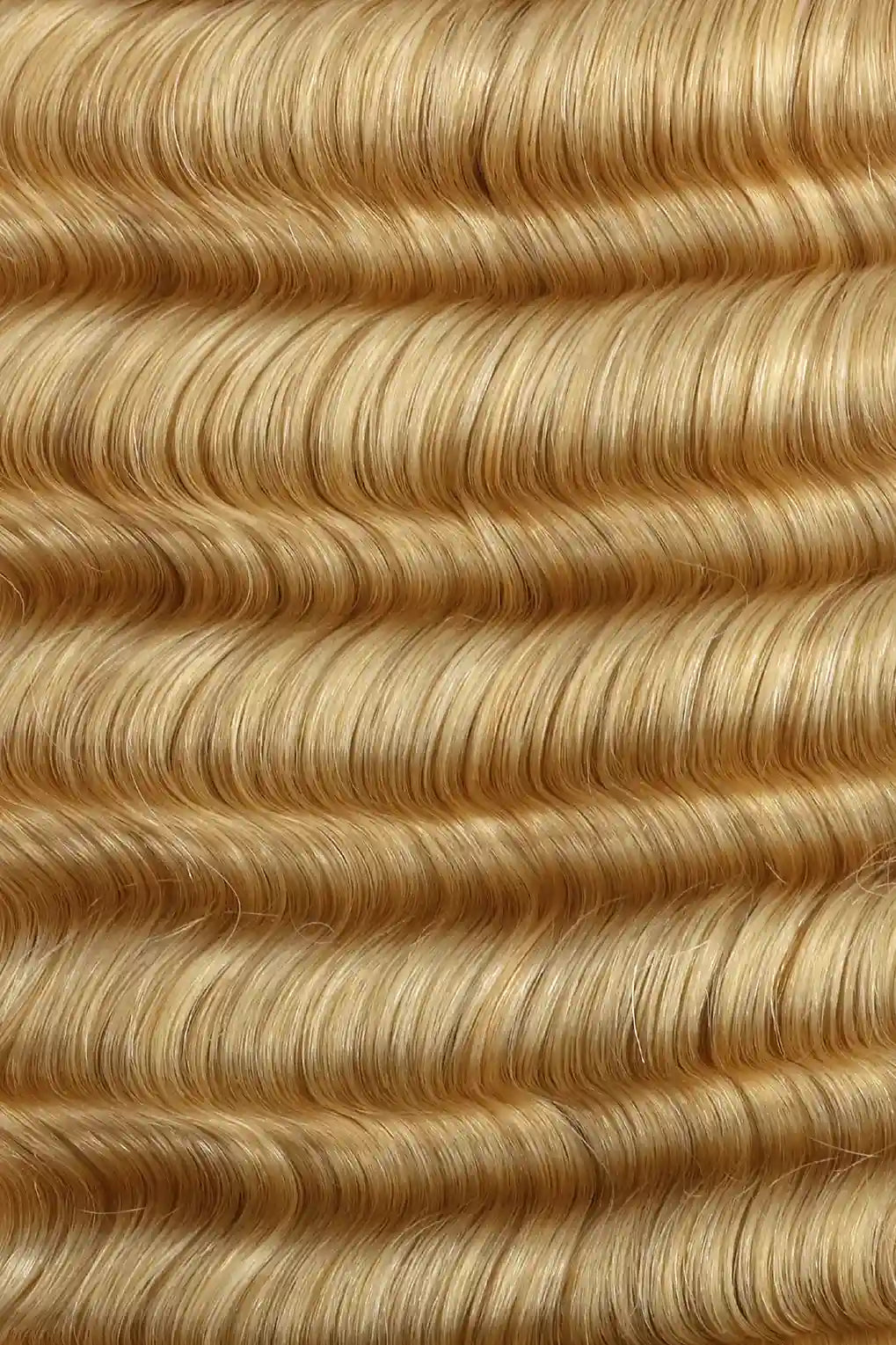 Curvature details of t1b 613 blonde ombre color deep wave crochet miracle knots human hair