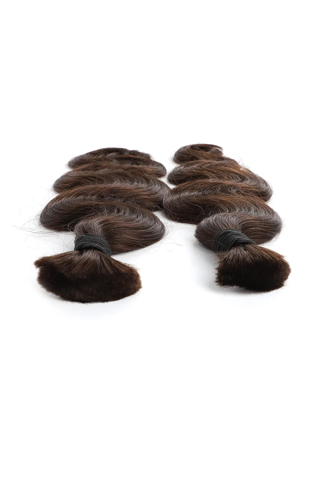 Dark Brown Bulk Hair For Braiding Body Wave BU51 2