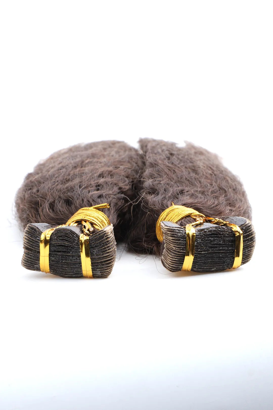 Dark Brown Kinky Straight Tape-In Hair Extensions Human Hair