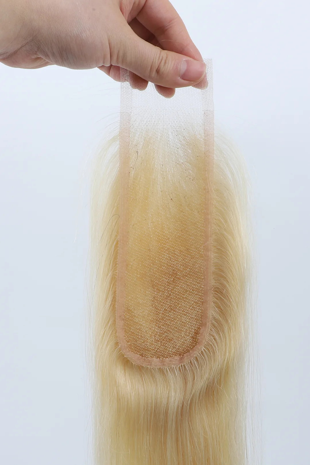 Details of 2x6 blonde 613 straight swiss lace closure #type_swiss-hd