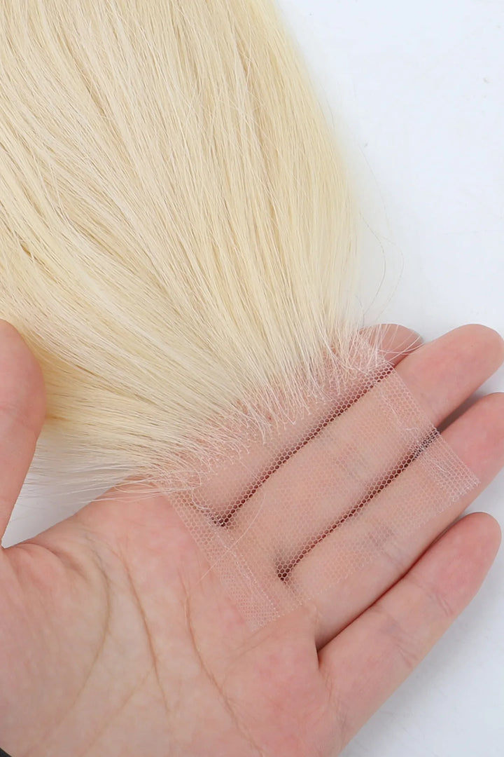 Details of 2x6 blonde 613 straight swiss lace closure #type_swiss-hd