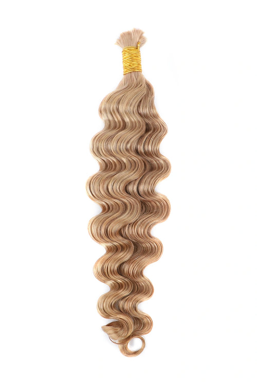 Double Drawn #27 Honey Blonde Bulk Hair Loose Wave BU65