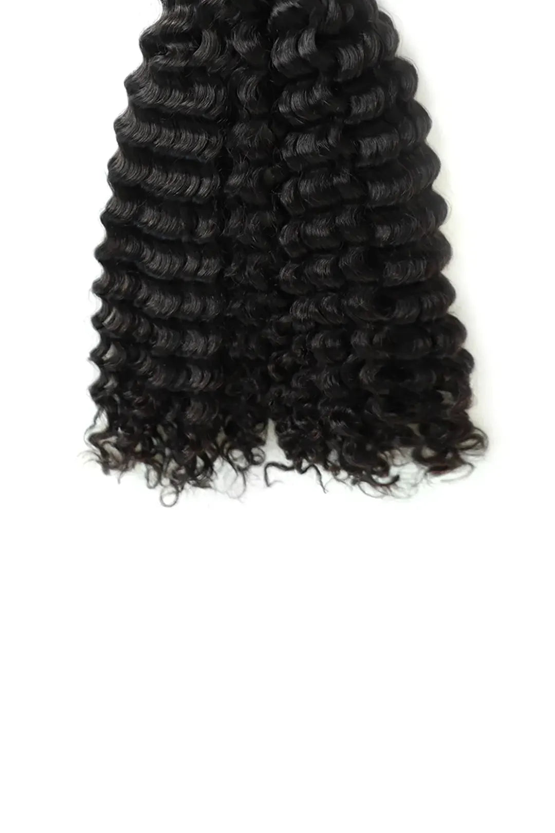 Double Drawn Burmese Curly Bulk Human Hair For Braiding 3