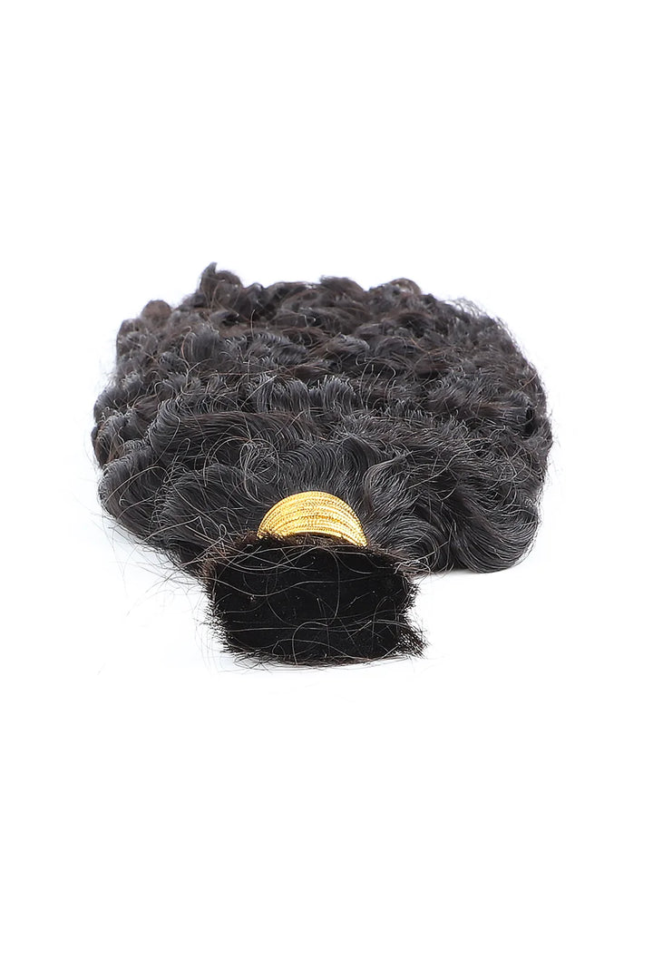 Double Drawn Burmese Curly with Spiral Curls Ends Bulk Hair 1