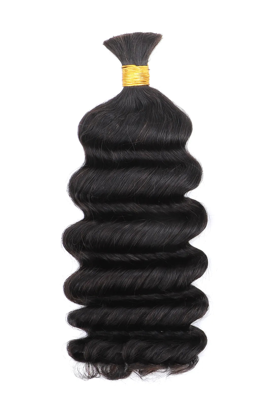 Double Drawn Loose Deep Wave Bulk Human Hair For Braiding