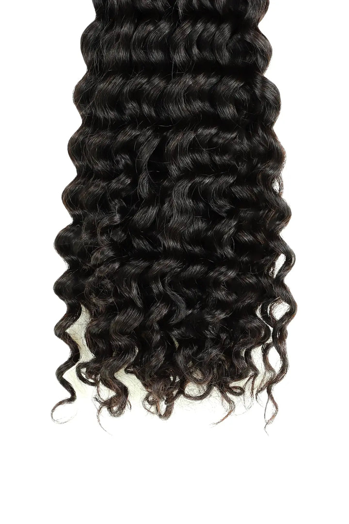 Double Drawn Spanish Curly Bulk Hair Extensions for Braiding BU15