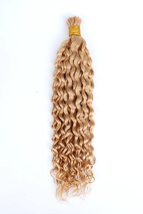 Doppelt gezogenes Erdbeerblondes Farbe Wasserwelle Großhandel Menschenhaar BU43 