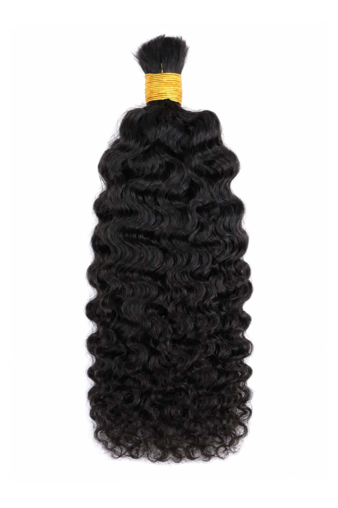Double Drawn Water Deep Wave Bulk Human Hair For Braiding