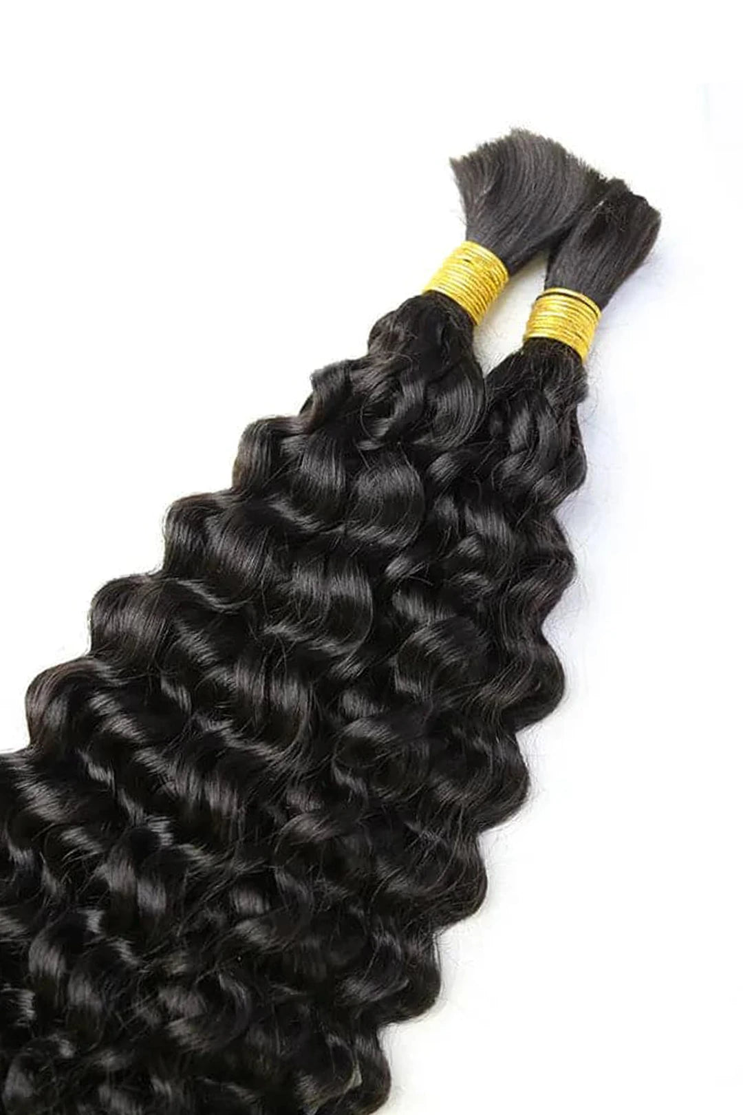 Water Wave Bulk Hair For Braiding Natural Black BU14