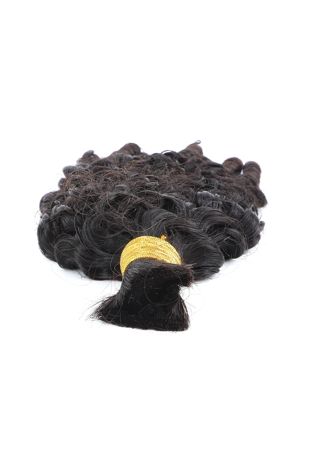 Double Drawn Water Wave with Spiral Curls Ends Bulk Hair BU67 1