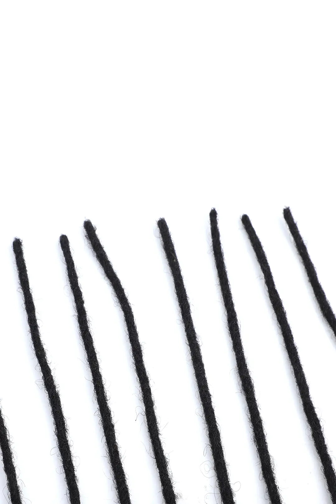 Dreadlock Hair Extensions Natural Black Human Hair 10 Strands